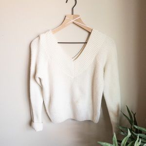 H&M Divided Womens V Neck Cozy Sweater